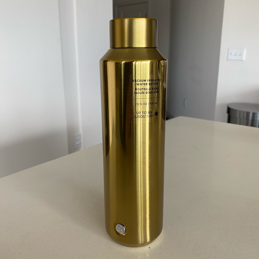 Starbucks gold vacuum bottle